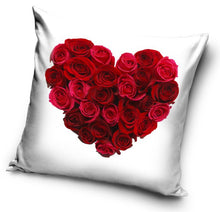 Load image into Gallery viewer, Valentine Love Heart Cushion Cover/Pillowcase 38 x 38 cm Various Designs - Rose
