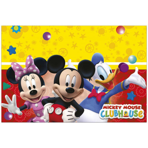 Disney Mickey and Minnie Mouse Table Cover 180 x 120 cm Plastic Party Tablecloth