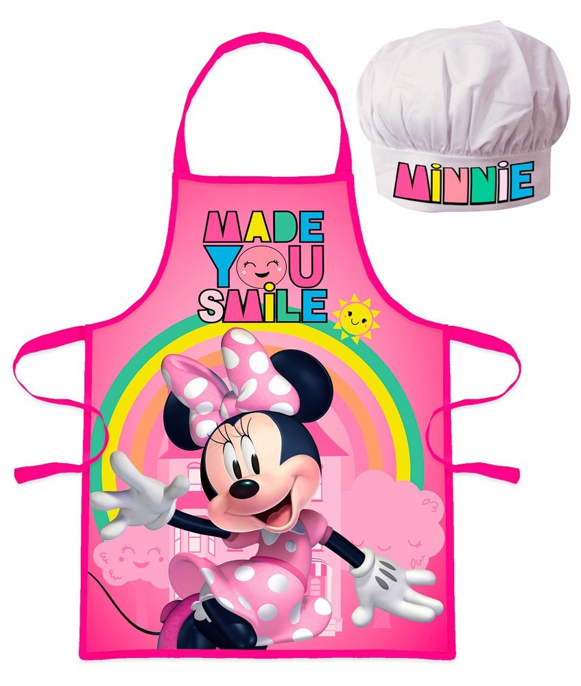 Disney Junior MINNIE MOUSE Apron and Chef's Hat