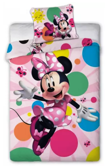 Disney Minnie Mouse Dots Single le Duvet Cover - 100% Cotton