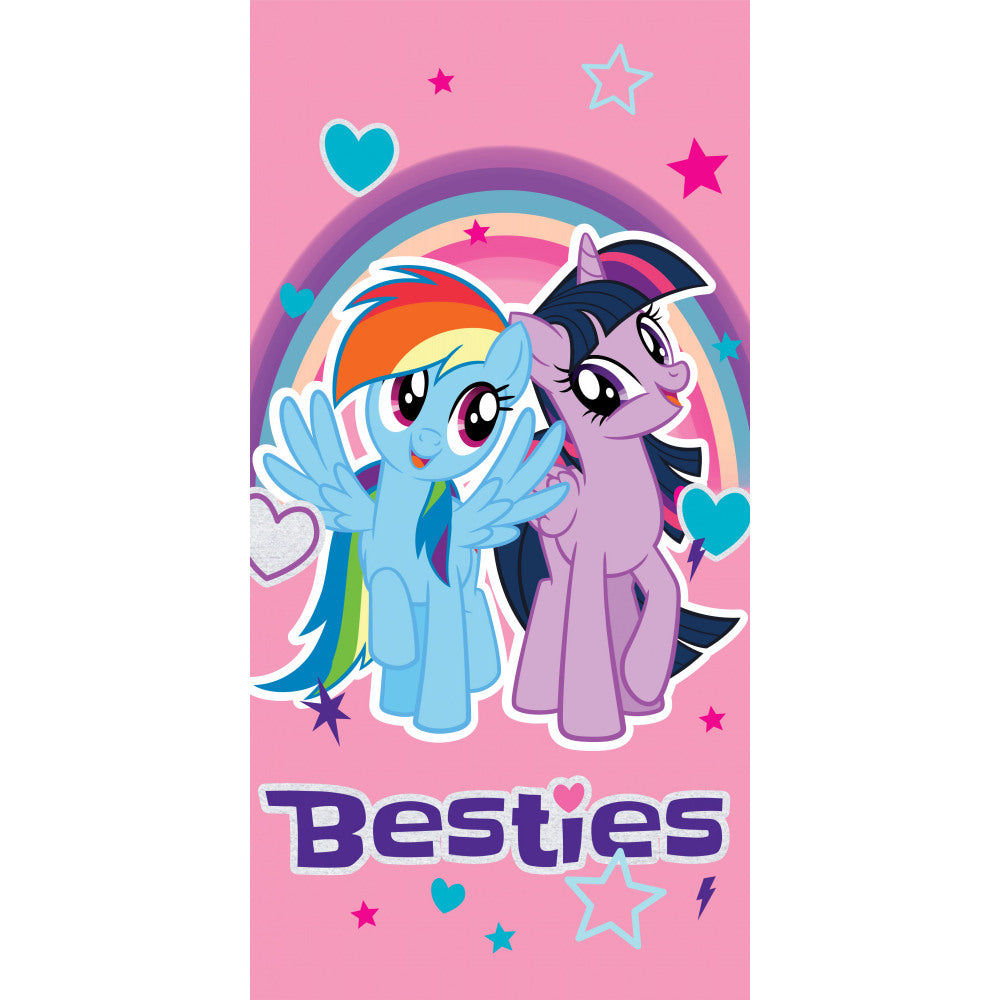My Little Pony Bath Beach towel 140 x 70 cm. 100% COTTON Twilight Sparkle & Dash