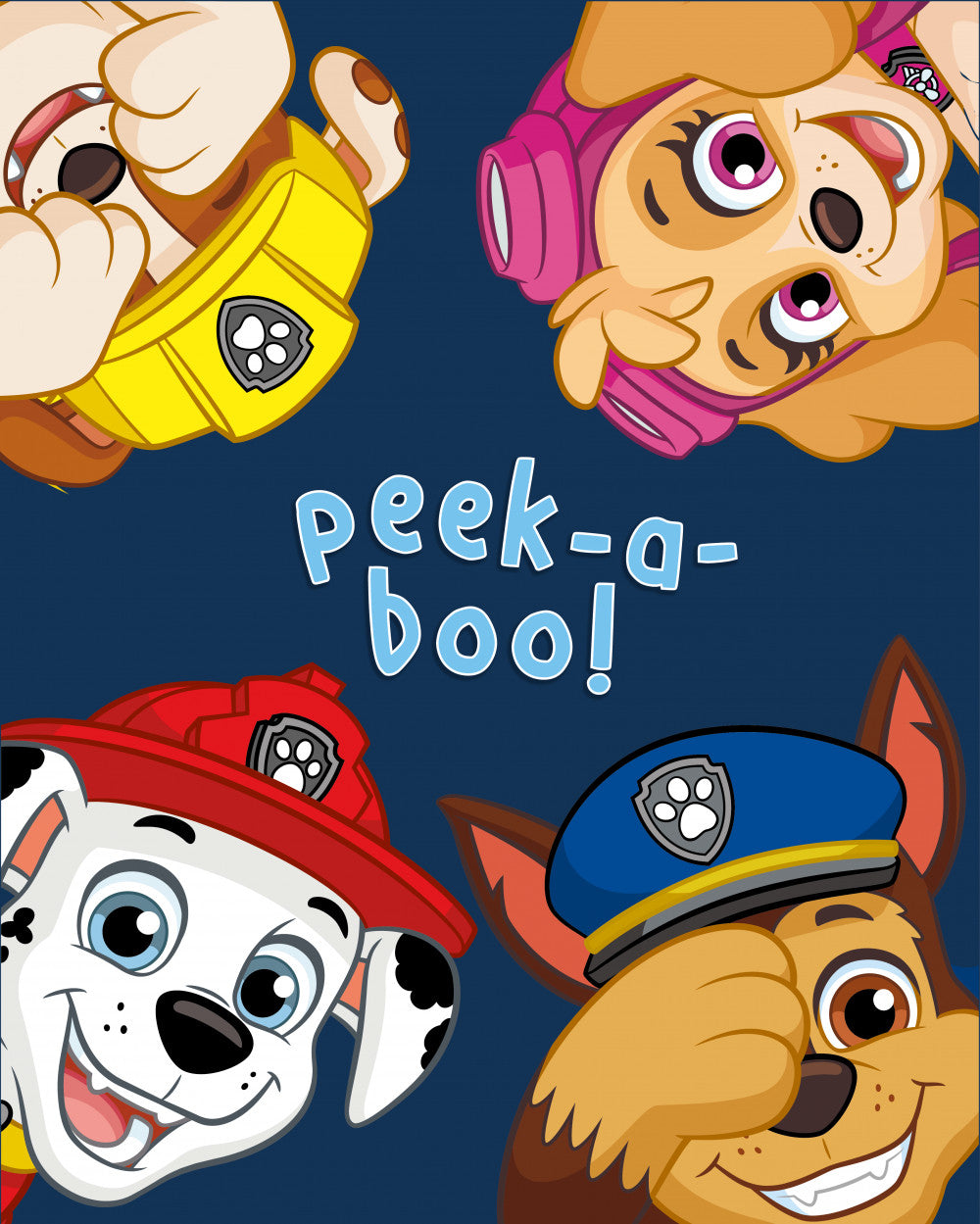PAW PATROL Fleece Blanket 100 x 140 cm Chase Rubble Marshall Skye