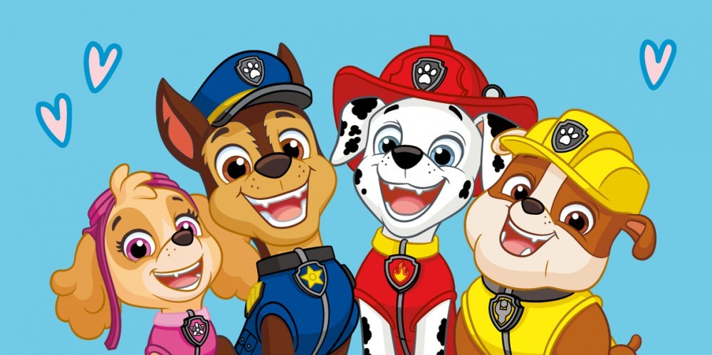 Paw Patrol Bath Beach towel 140 x 70 cm. 100% COTTON