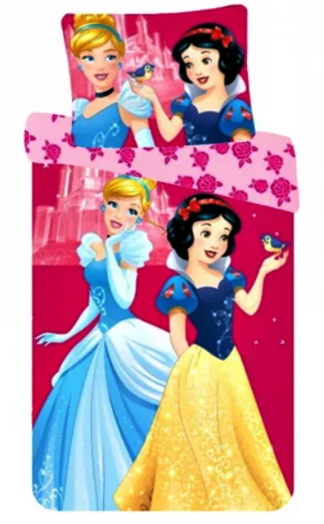 Disney PRINCESS Toddler Size Duvet Cover Set 90 x 140 cm 100% COTTON Cinderella