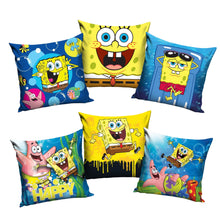 Load image into Gallery viewer, SpongeBob SquarePants Cushion Cover or Pillowcase 38 x 38 cm Various Designs
