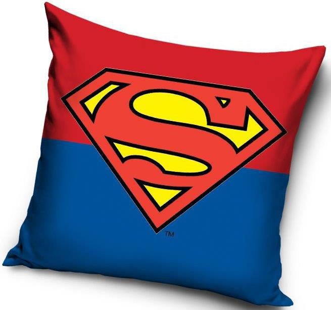 DC Comics Superman Logo Cushion Cover or Pillowcase 38 x 38 cm Various Designs