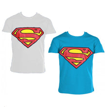 Load image into Gallery viewer, DC Comics White Superman Logo T-Shirt
