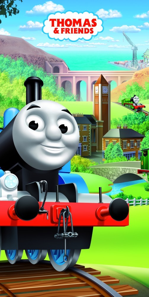 Thomas the Tank Engine Bath Beach Towel 140 x 70 cm 100% COTTON