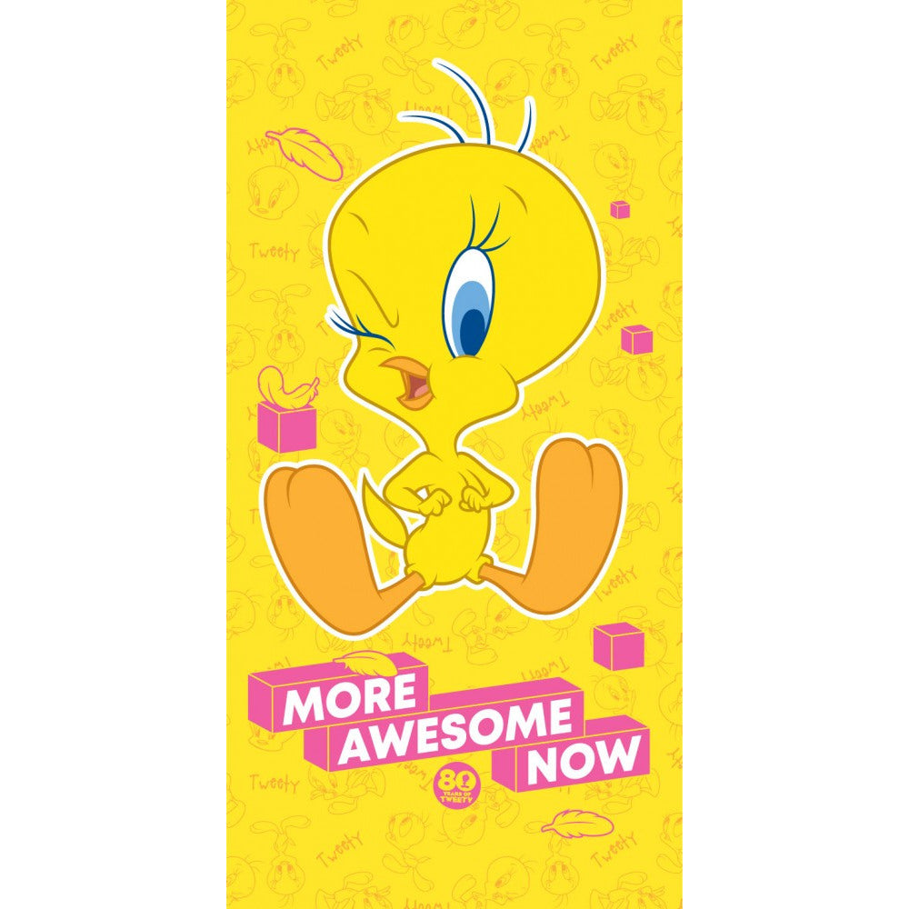 Looney Tunes Tweetie Pie Bath Beach towel 140 x 70 cm Fast Dry Tweety Bird