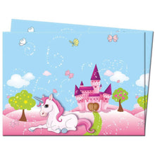 Load image into Gallery viewer, Unicorn Table Cover 180 x 120 cm Plastic Party Tablecloth
