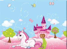 Load image into Gallery viewer, Unicorn Table Cover 180 x 120 cm Plastic Party Tablecloth
