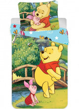 Load image into Gallery viewer, DISNEY WINNIE THE POOH 100% COTTON Toddler Size Duvet Cover Set 90 x 140 cm
